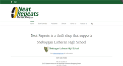 Desktop Screenshot of neatrepeatsthriftshop.com